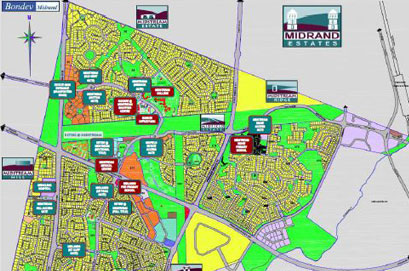 Map of Midstream Layout